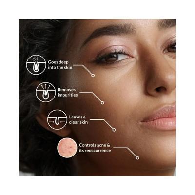 Lotus Botanicals Baking Soda Deep Cleansing Face Scrub 100 gm - Scrubs & Exfoliants