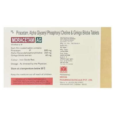 MORACETAM AG Tablet 10's - Nootropics And Neurotrophics
