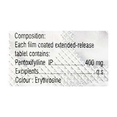 Cabaza 400mg Tablet 10'S - Intermittent Claudication-Hae