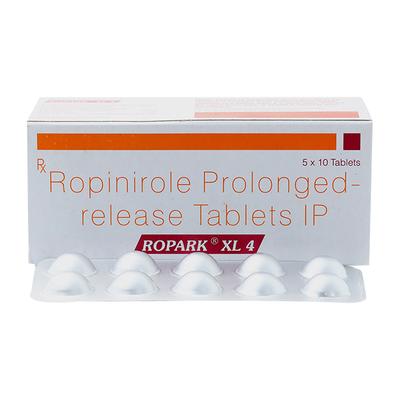 Ropark XL 4mg Tablet 10'S - Parkinsonism-Apd