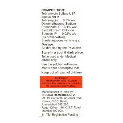 Tobaren DM Eye Drops 10ml - Eye Infections-Eaa