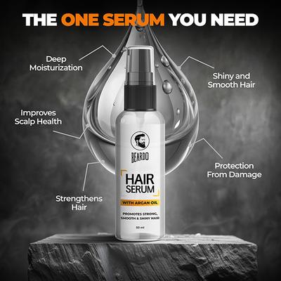 Beardo Hair Serum - Argan Oil 50 ml - Hair Serums