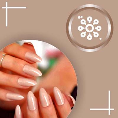 Nails On Board Handmade Press On Gel Nails- Chocolate Nude Medium 50 gm - Nail Care