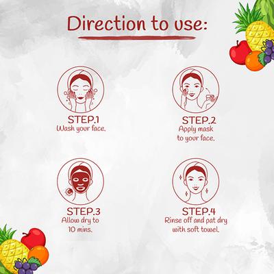 Nutriment Fruit Mask All Skin Type 300 gm - Masks & Peels
