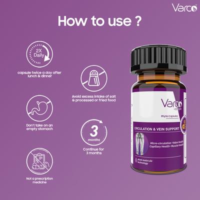 Varco Leg Care Phyto Capsule 60's - Speciality Medicines