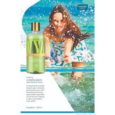 Vaadi Herbals Enticing Lemongrass Shower Gel 300 ml - Face Gels