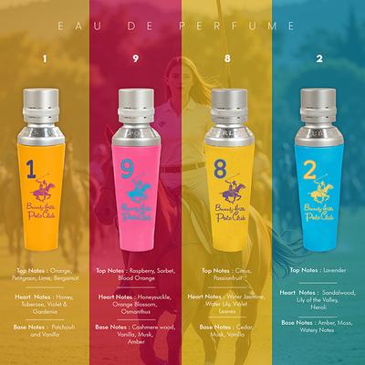 Beverly Hills Polo Club Pour Femme No.8 Eau De Parfum For Women 50 ml - Women Perfumes (Edt/Edp)