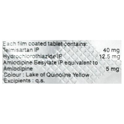 Tazloc Trio 40mg Tablet 10'S - Hypertension-Ang