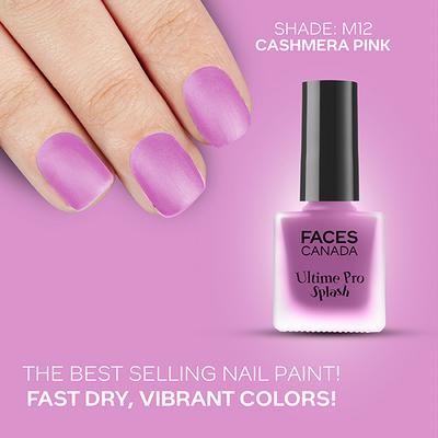 FACESCANADA Ultime Pro Splash Matte Nail Enamel Cashemera Pink M12 8 ml - Nail Polish