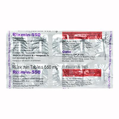 Rixmin 550mg Tablet 10'S - Bacterial Infections-OAB