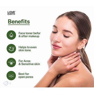 Love Earth Cucumber Mint Face Mist Toner with Cucumber Mint 100 ml - Face Mists