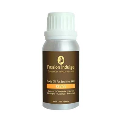 Passion Indulge Revive Body Massage Oil For Sensitive Skin Muscles And Joints Aromatherapy Natural and Vegan Pain Relief 100 ml - Massage Oils