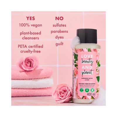 Love Beauty And Planet Murumuru Butter and Rose Sulfate Free Blooming Colour Shampoo 200 ml - Shampoos