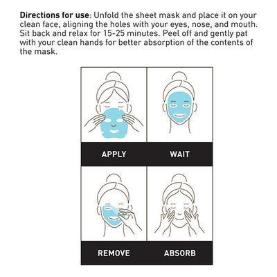 Skinella Deep Cleansing Sheet Mask - Apple Seed & Tangerince 20 ml - Sheet Masks