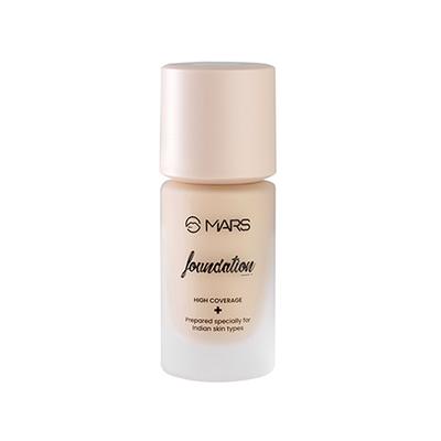 Mars Foundation with High Coverage Liquid Formula - 06 40 ml - Foundation