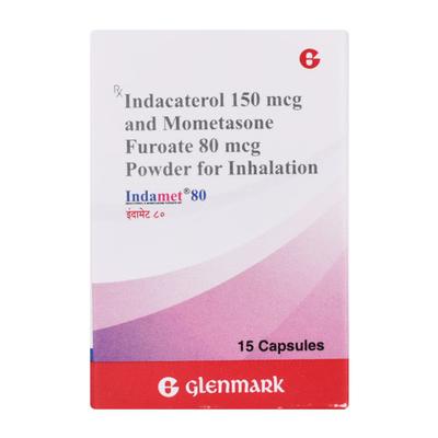INDAMET 80 Capsule 15's - Asthma/COPD-Ast