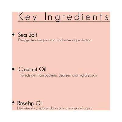 Vitamins & Sea Beauty, Gentle & Brightening Coconut Face Scrub 150ml - Scrubs & Exfoliants