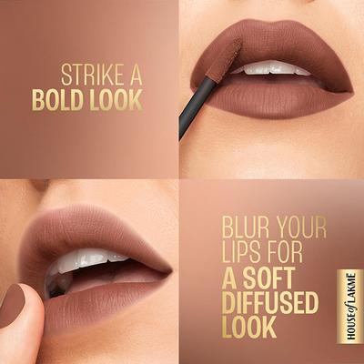 Lakme Xtraordin-airy Lip Mousse Mini- Bare Nude 1.8 g - Liquid Lipsticks