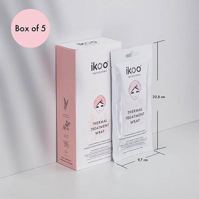 Ikoo Infusions - Thermal Treatment Wrap, Color Protect & Repair (Pack Of 5) 175 gm - Hair Treatment
