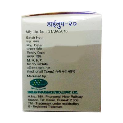 DYLOOP 20 Tablet 15's - Hypertension-Diu