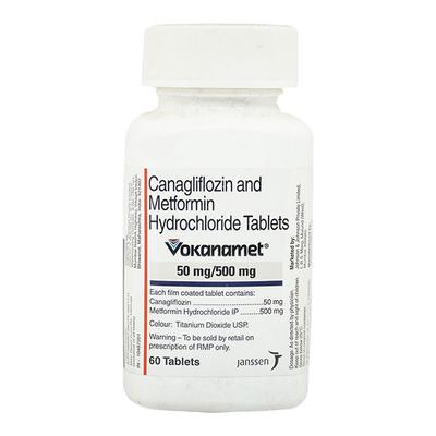 VOKANAMET 50/500 Tablet 60's - Diabetes-Ant