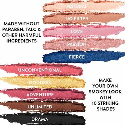 Belora Paris AM PM Collection Eyeshadows Palette For Smokey Eyes 1 gm - Eye Shadow Palettes