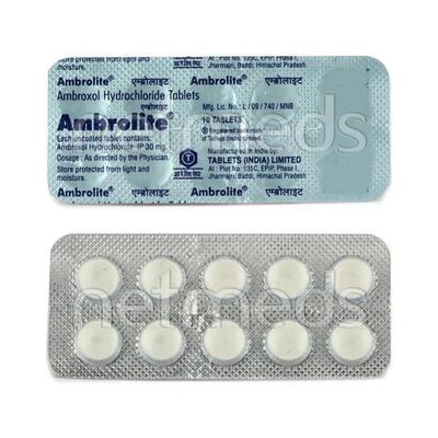 Ambrolite 30mg Tablet 10'S - Cough And Cold-Cou