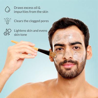 Glamveda Men Charcoal Detox Facial Kit 120 gm - Facial Kits