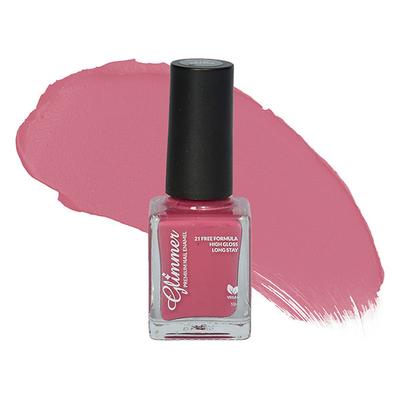 Glimmer Premium Nail Enamel Dark Pink 10 ml - Nail Polish