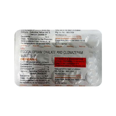 Depran L 5/0.25mg Tablet 15'S - Anxiety-Anx