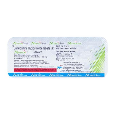 Novex Tablet 10'S - Contraception-Ora