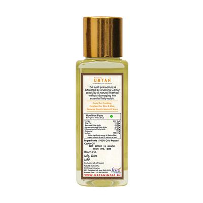 Rejuvenating UBTAN Cold Pressed Oil - Castor Oil 50 ml - Massage Oils