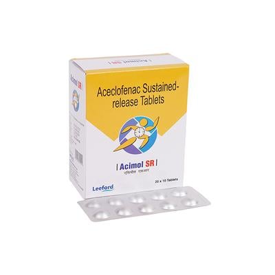 Acimol SR Tablet 10'S - Pain relief-Nsa