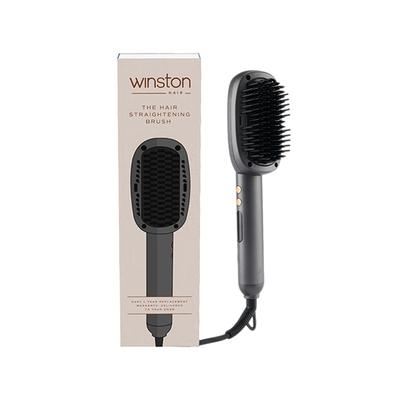 Winston Hair Straightener Brush with Ceramic Coated Anti-Burn Bristles 500 gm - Multi-Stylers