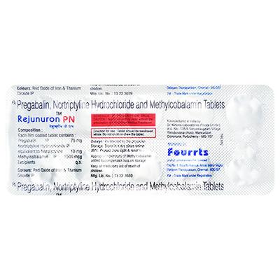 REJUNURON PN Tablet 10's - Neuropathic Pain-Dru