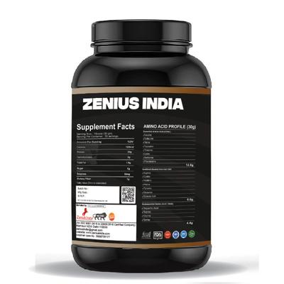 Zenius Whey Protein Powder - Chocolate Ice Cream Flavour 1 kg - Whey Proteins