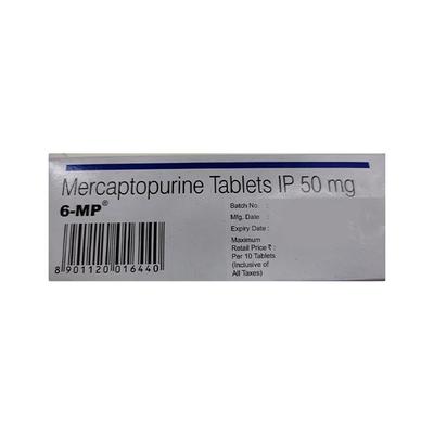 6 MP 50mg Tablet 10'S - Cancer Oncology-Cyt