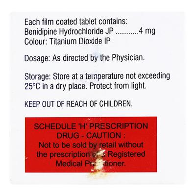 Beniduce 4mg Tablet 10'S - Hypertension-Cal