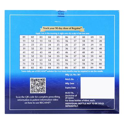 Regaine 5% Solution 3X60ml - Hair Loss-Oth