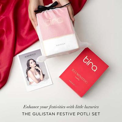 Kimirica X Tira - Gulistan Potli Set - Festive Gift Set 250 gm - Bath Kits & Sets