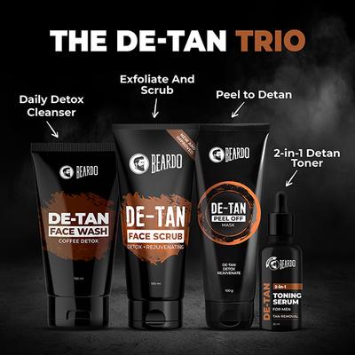 Beardo De-Tan Peel Off Face Mask 100gm - Masks & Peels