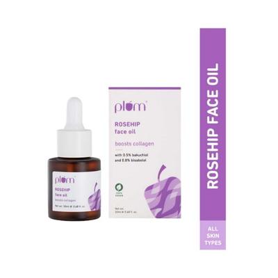 Plum Rosehip Face Oil Boosts Collagen With 0.5% Bakuchiol And 0.8 % Bisabolol 20 ml - Face Oils
