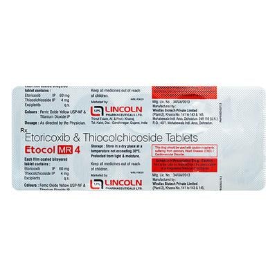ETOCOL MR 4 Tablet 10's - Pain relief-Nsa