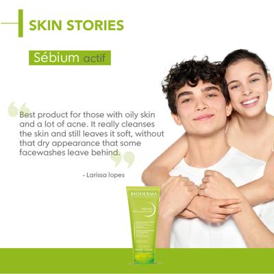 Bioderma Sebium Gel Moussant Actif Intense Purifying Cleansing Foaming Gel 200 ml - Scrubs & Exfoliants