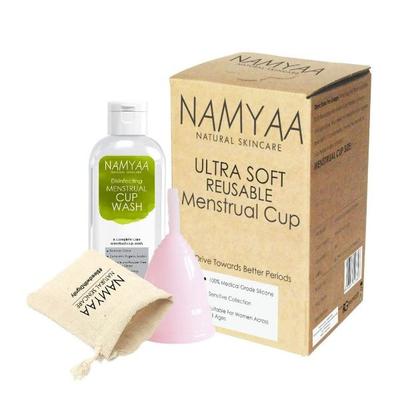 Namyaa Ultra Soft Medium Reusable Menstrual Cup 50 gm - Menstrual Cups