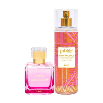 Global Desi CosmiC EDP & RythS Mist Pack of 2 300 ml - Body Mist/Spray
