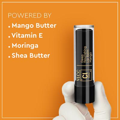 VLCC Clinic Deep Nourishing Lip Balm Mango and Moringa 4.5 gm - Lip Balms