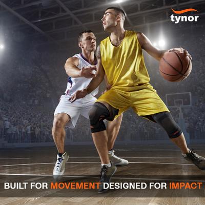 Tynor Knee Cap Air Pro (S) - Black & Orange - Knee/Leg Supports