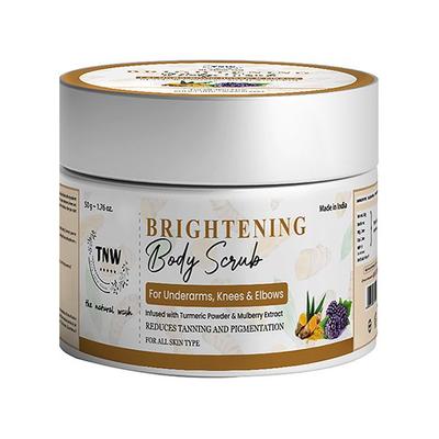 TNW The Natural Wash Brightening Body Scrub with Turmeric Extracts and Mulberry Extracts 50 gm - Scrubs & Exfoliants