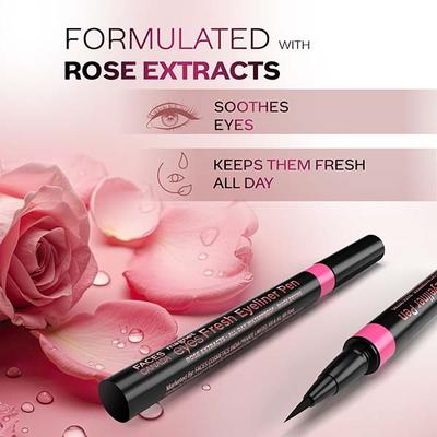 Faces Canada Magneteyes Fresh Eyeliner Pen - Black, All - Day Waterproof & Smudgeproof 1 ml - Eyeliners